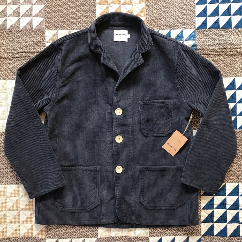 Rudy Jude corduroy utility work jacket ink